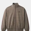 Adidas x ASOS Brown Plaid Track Jacket
