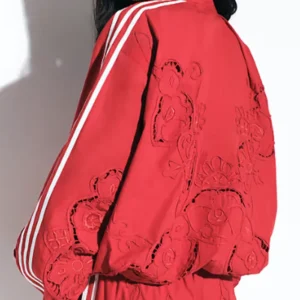 Adidas x ASOS Cutwork Red Track Jacket