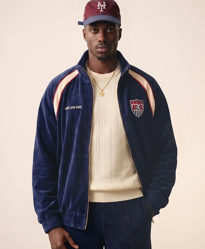 Aimé Leon Dore US Soccer Team 2026 Blue Jacket