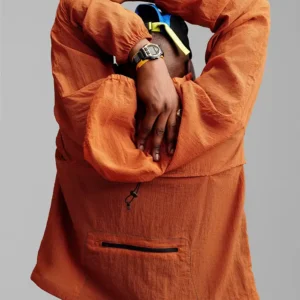 Aimé Leon Dore x New Balance SS26 Orange Running Jacket