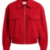Aimee Lou Wood Red Jacket