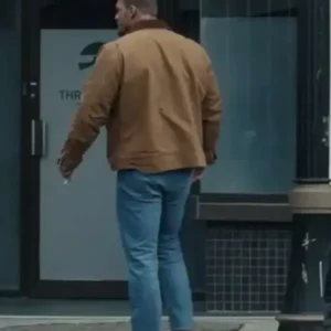 Alan Ritchson brown jacket