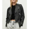 Alexis Kaufman WWE Raw Studded Leather Jacket