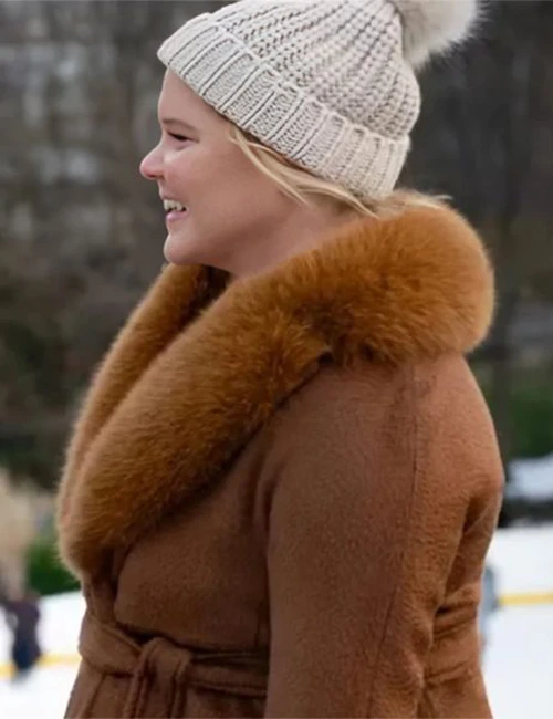 Amy Schumer Kinda Pregnant Shearling Coat For Sale