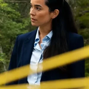 Anna Pigeon S01 Melanie Scrofano Blue Blazer