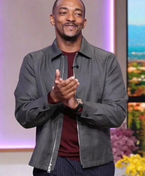 Anthony Mackie Jennifer Hudson Show Grey Jacket