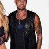 Anyma Paris Fashion Week 2026 Black Leather Vest