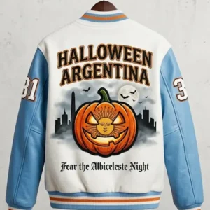 Argentina Halloween Varsity Jacket For Sale