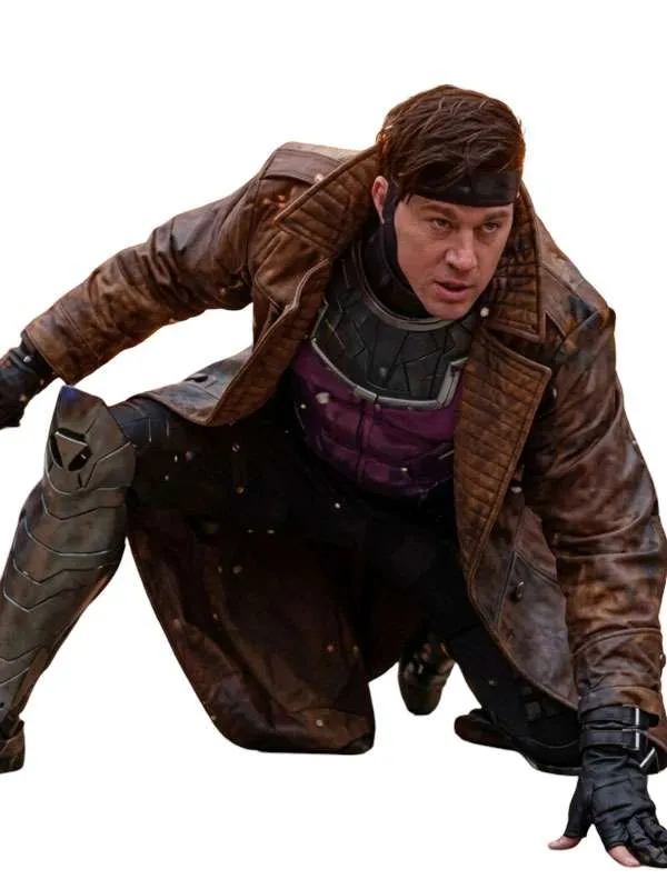 Avengers Doomsday 2026 Remy LeBeau Brown Leather Coat