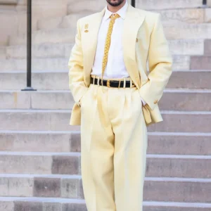 Bad Bunny Haute Couture 26-27 Show Yellow Suit Shop Now