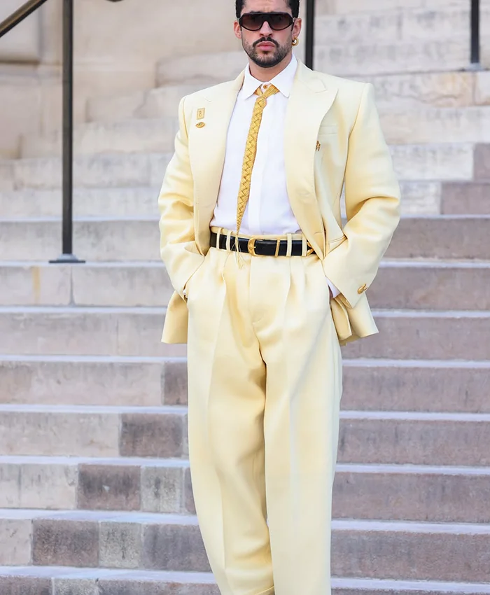 Bad Bunny Haute Couture 26-27 Show Yellow Suit Shop Now