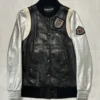 Balmain SS11 Silver Teddy Leather Jacket