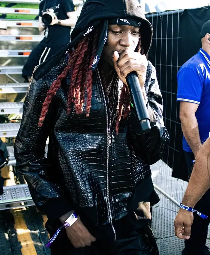 Beach Fest 2026 ApolloRed1 Bomber Leather Jacket For Sale