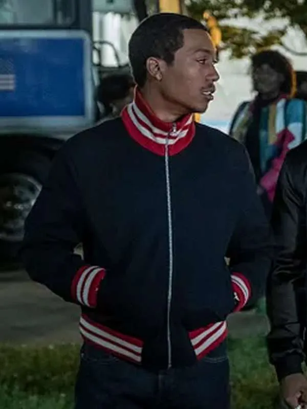 Black Mafia Family Big Meech S02 Blue Jacket