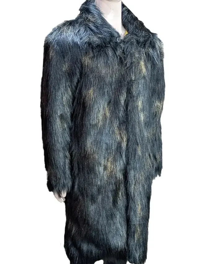 Brad Pitt Fight Club Fur Coat