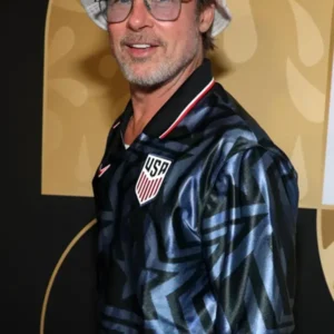 Brad Pitt USA blue Jersey 2026