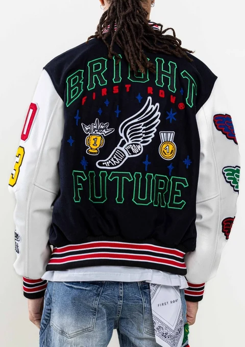 Bright Future Varsity Jacket For Salr