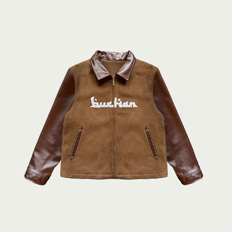 Buchan Wind Varsity Brown Jacket