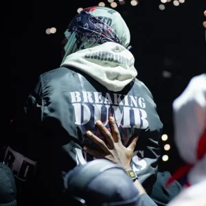 Buy ASAP Rocky Edmonton Don’t Be Dumb Bomber Jacket