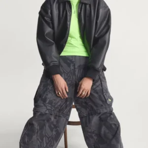 Buy Adidas Premium Essentials Leather Bomber Jacket