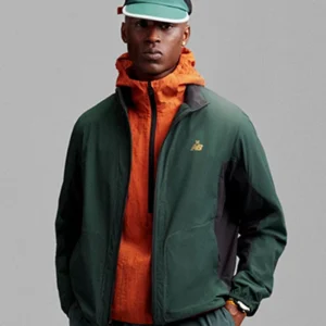 Buy Aimé Leon Dore x New Balance SS26 Green Running Jacket