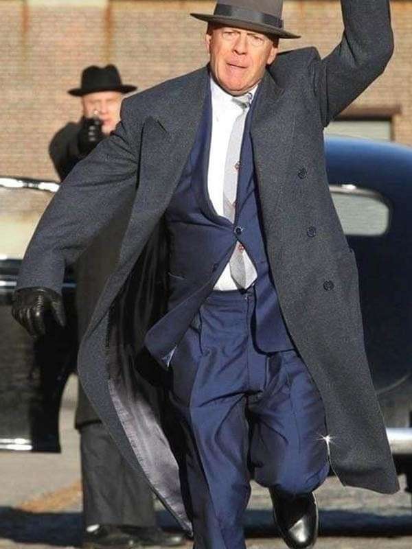 Buy Bruce Willis Motherless Brooklyn Trench Coat