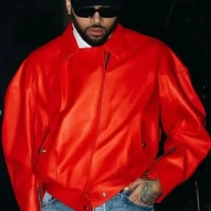 Buy Chris Brown 2026 Red Jacket