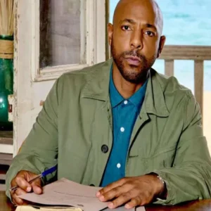 Buy Don Gilet Death in Paradise Green Cotton Jacket