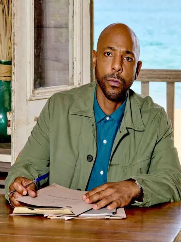 Buy Don Gilet Death in Paradise Green Cotton Jacket