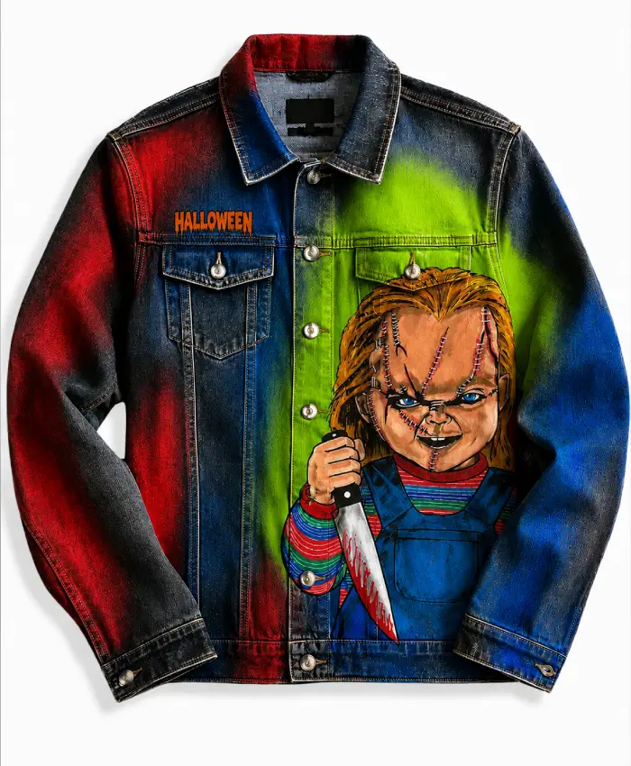 Buy Halloween Chucky Denim Jacket