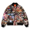 Buy Hybrid Camo Multi Badge Padded MA-1 Jacket
