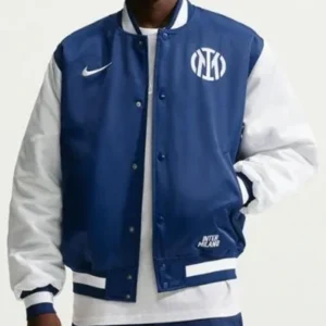 Buy Inter Milan Fanatics Fest NYC 2026 Blue Satin Jacket