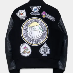 Buy Issey Miyake × Murakami Takashi Black Varsity Jacket