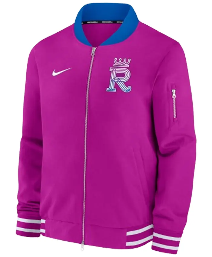 Buy Kansas City Royals Nike Purple 2026 City Connect Bomber Jacket
