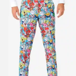 Buy Mens SpongeBob™ Frenzy Printed 2 Piece Suit