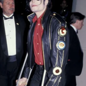 Buy Michael Jackson Royal England Badge Black Jacket