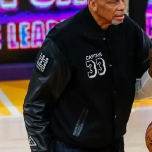 Buy NBA Kareem Abdul-Jabbar Captain Letterman Jacket