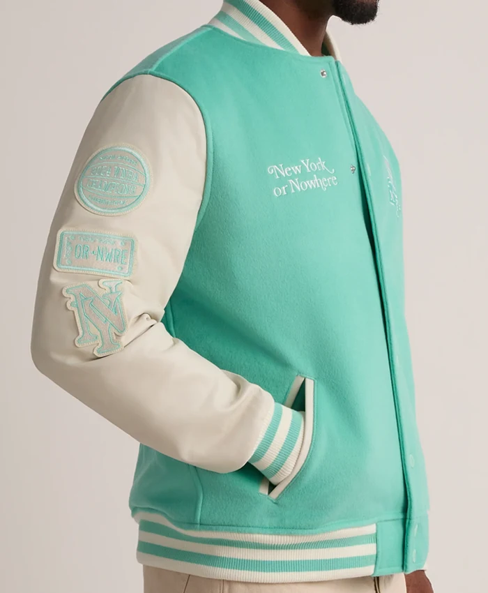 Buy New York or Nowhere Liberty Motto Varsity Jacket