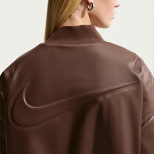 Buy Nike Leather Bomber Jacket