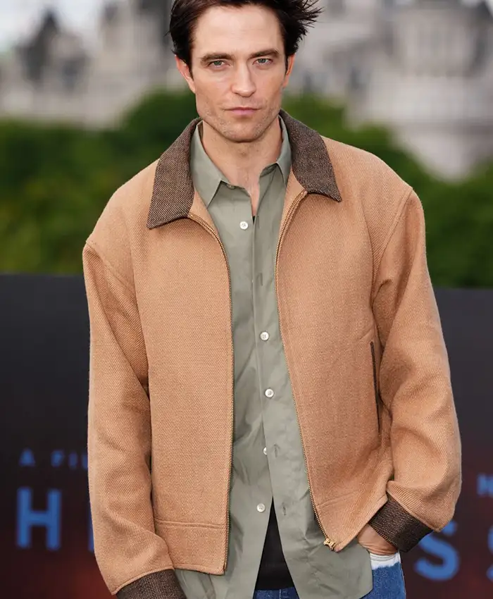 Buy Robert Pattinson The Odyssey London Premier Brown Jacket