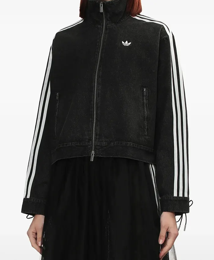 Buy Shop Adidas Zip-Up Denim Jacket
