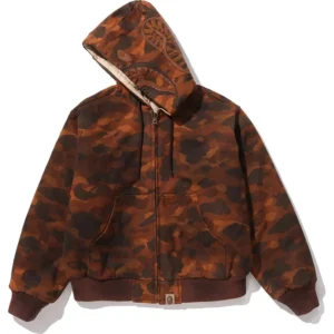 Buy Solid 1st Camo Shark Zip Heavy Jacket