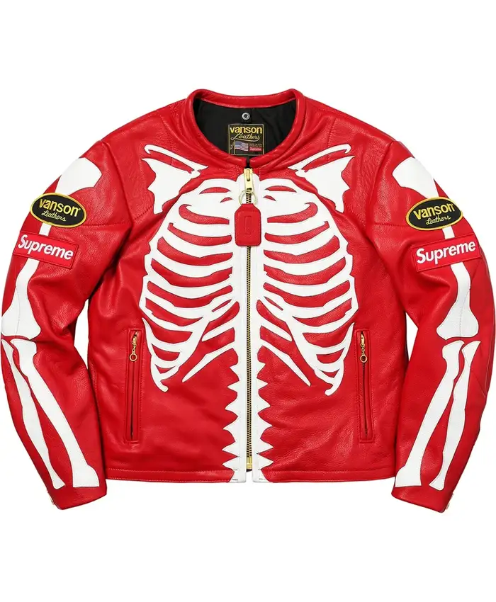 Buy Supreme Vanson Leather Bones Jacket