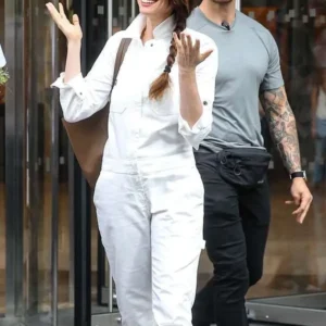 Buy The Devil Wears Prada 2 Anne Hathaway White Jumpsuit