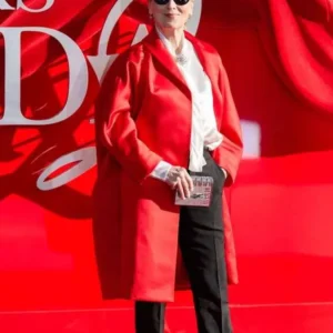 Buy The Devil Wears Prada 2 Premiere Meryl Streep Red Coat