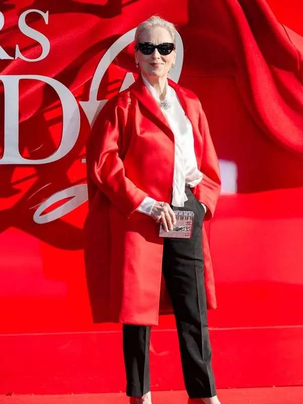 Buy The Devil Wears Prada 2 Premiere Meryl Streep Red Coat