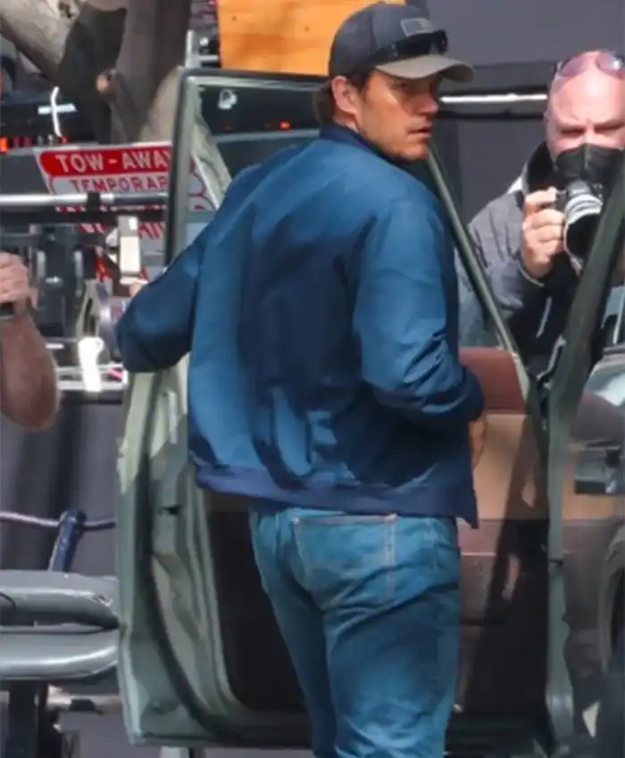 Buy The Terminal List Chris Pratt Blue Jacket