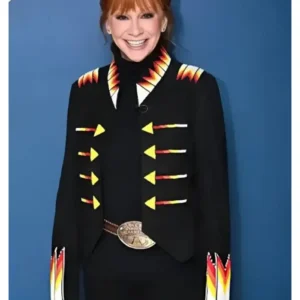 Buy The Tonight Show Reba McEntire Black Wool Jacket
