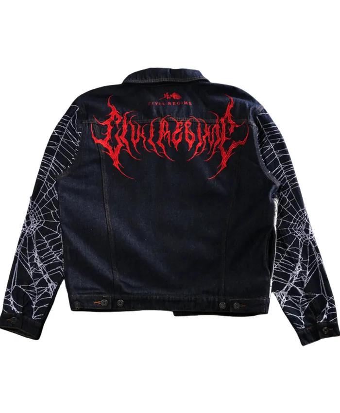 Buy WEBS From Concrete Raw Blue Denim Jacket