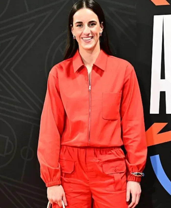 Caitlin Clark AT&T WNBA All-Star Game 2026 Red Jacket